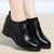 Thick Soled Leather Shoes